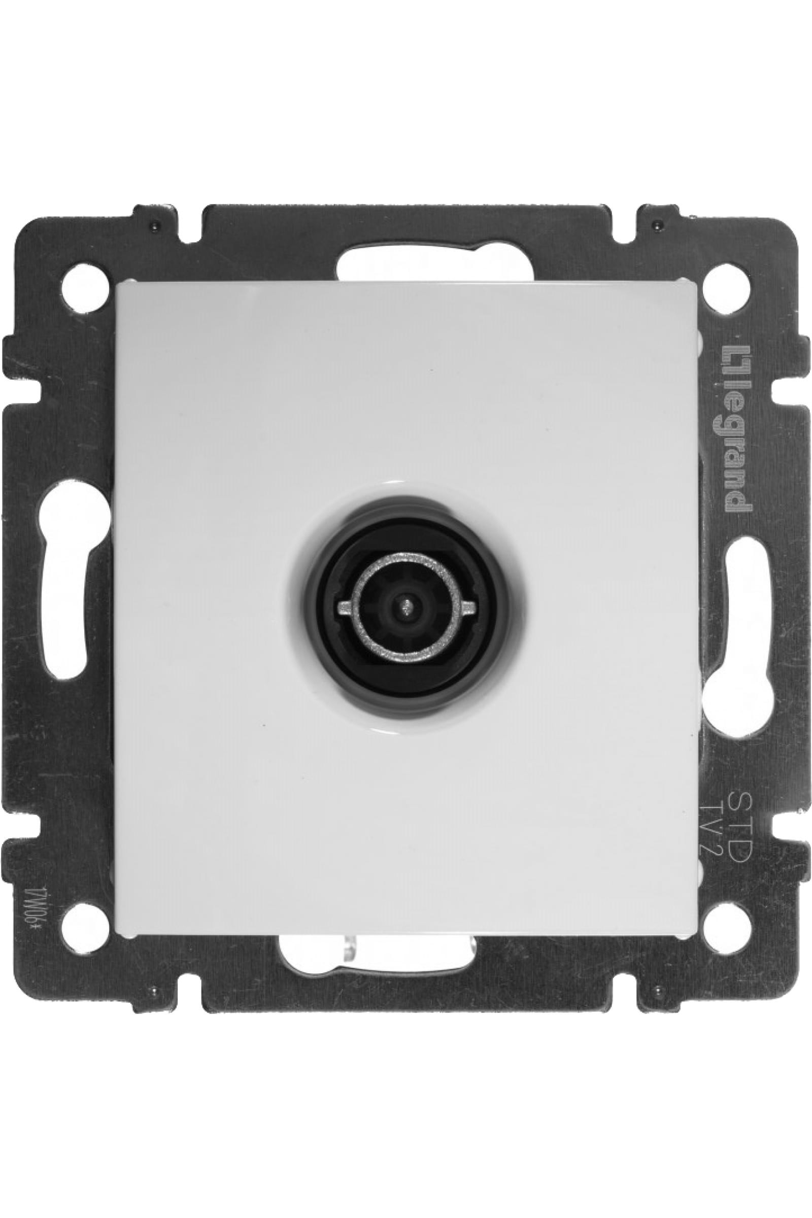 Розетка VALENA TV белая б/рамки оконенчн. (774430)Legrand (Картинка 2)