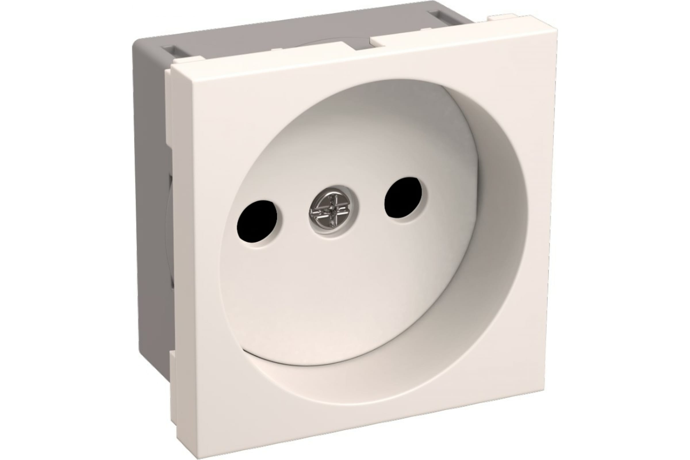 Розетка 1-м ПРАЙМЕР 2мод. 45х45 РКС-20-20-П-К бел. ИЭК (Картинка 2)