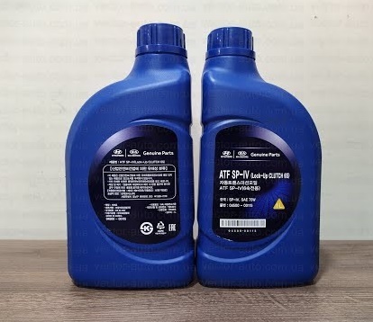 Масло трансмиссионное полусинтетическое MOBIS ATF-SP-IV 1 L 04500-00115 (Картинка 2)