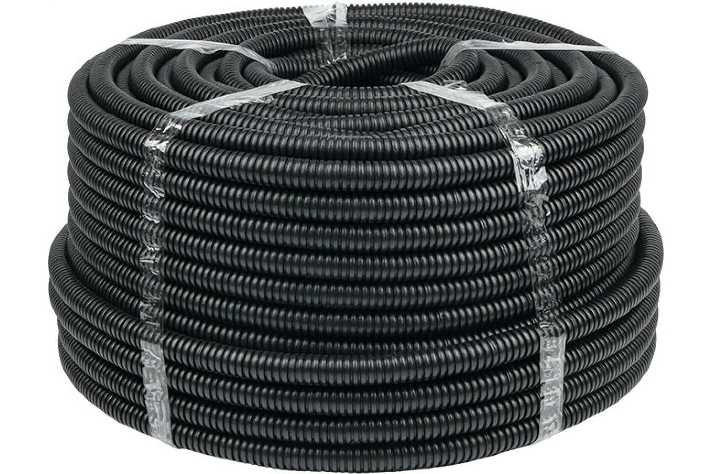 Труба ПНД гофро с зонд. черн. d20мм (уп.100м) (Картинка 2)