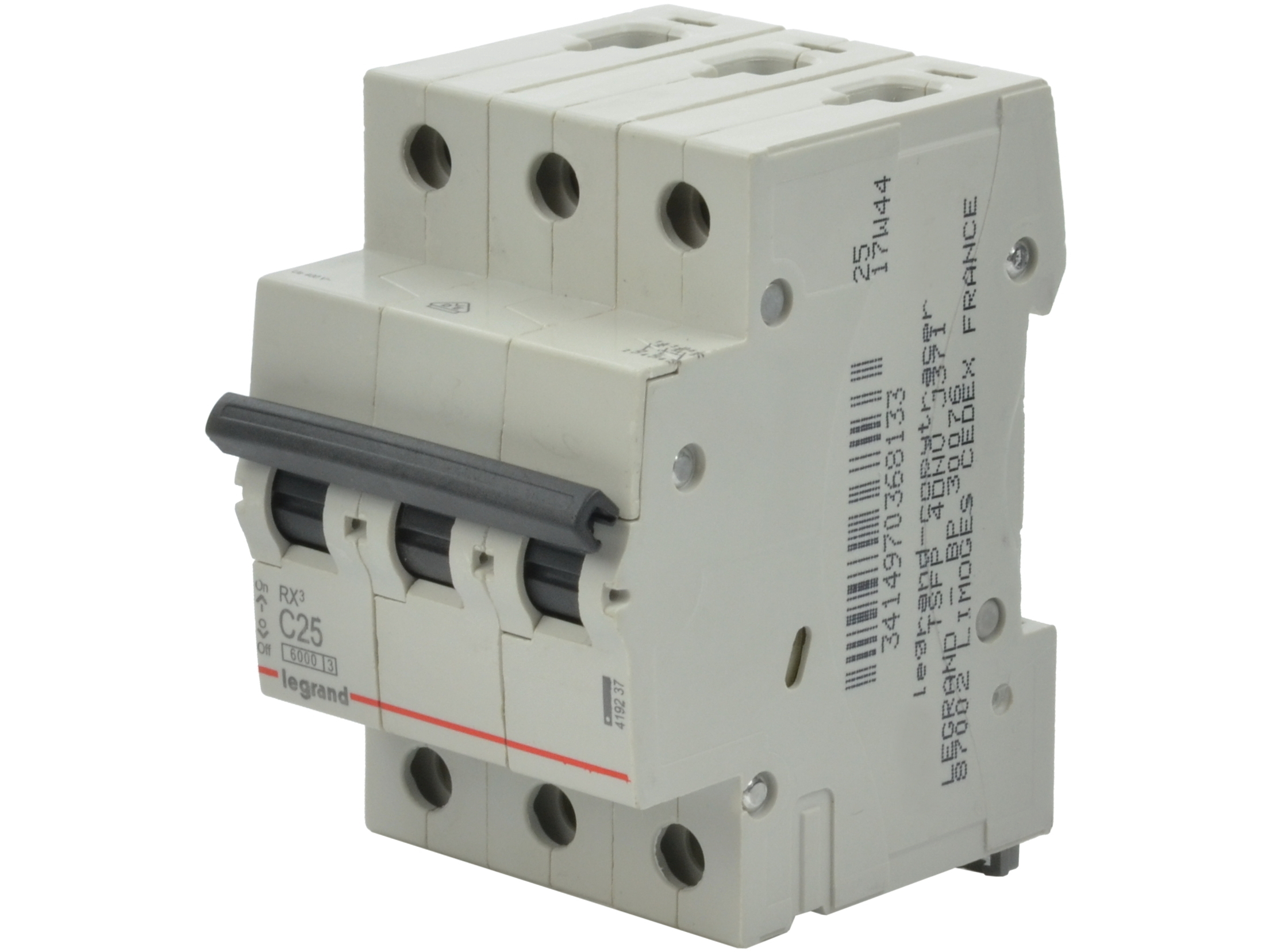 Авт. выкл. DX LEX 3пол. 25А C 400V (03453/407293)Standart Legrand (Картинка 2)