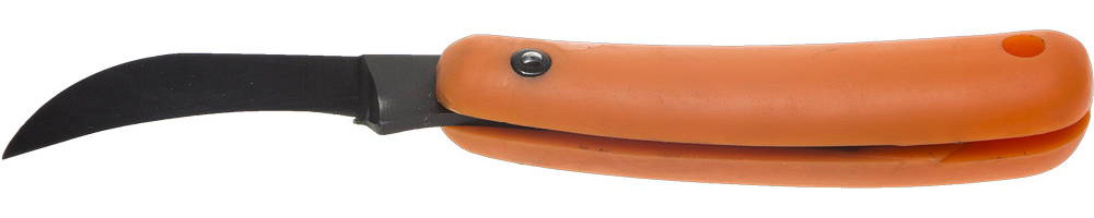 Нож для садовых работ, складной с пластмассовой ручкой 0970 (Картинка 2)