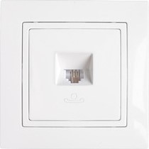 Розетка СП телефонная 1-м